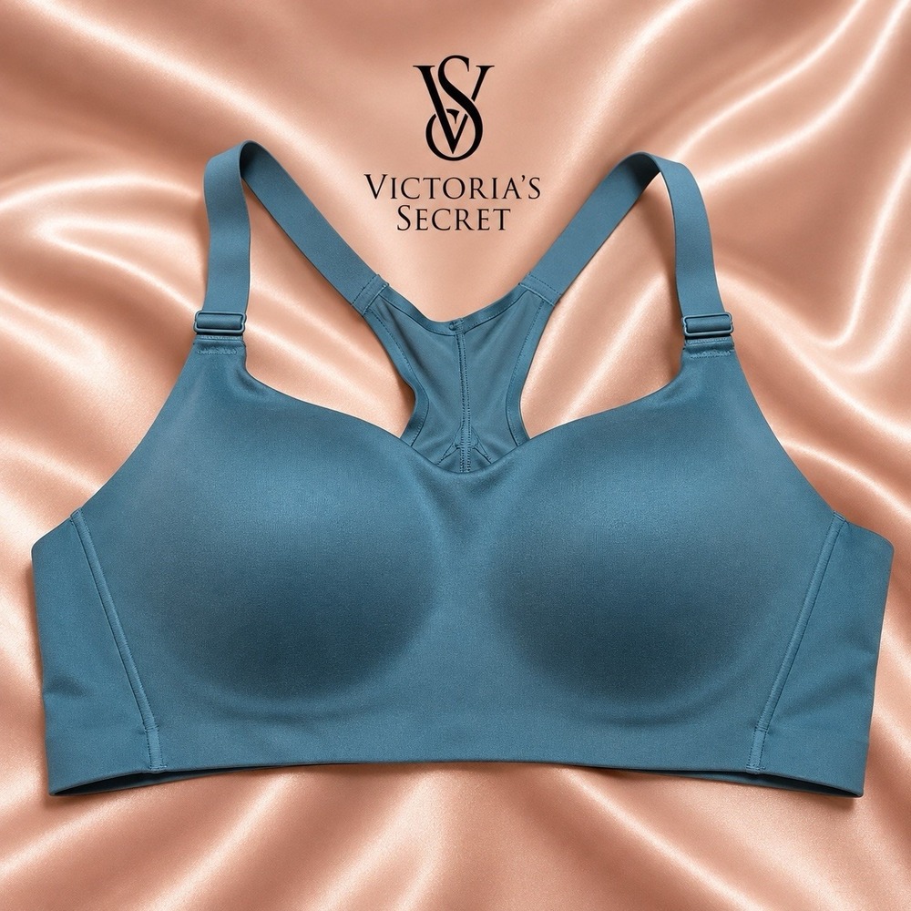 Victoria's Secret Sport Bra 38C Teal Racerback